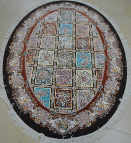 Иранский ковер Diba Carpet Farah brown-cream-blue